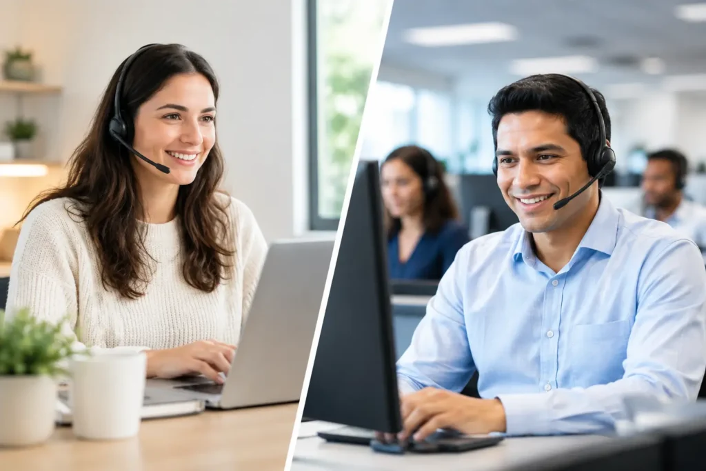 Local Agent Versus Call Center: What Fits?